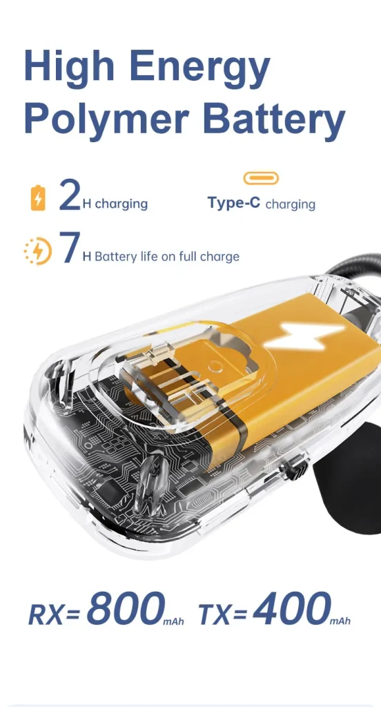 Microphone battery capacity