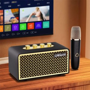 Wireless Speaker with One Microphone