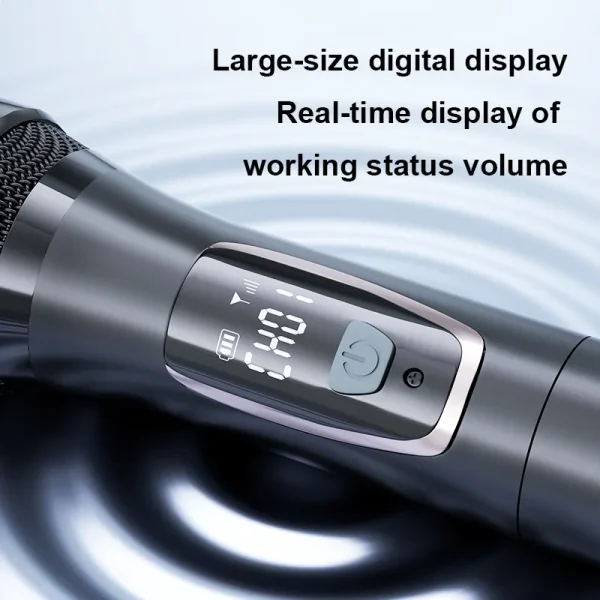 150M Reception 4 Handheld Wireless Metal Microphones for Meetings - Image 2