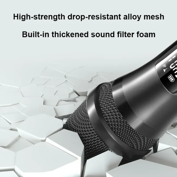 150M Reception 4 Handheld Wireless Metal Microphones for Meetings - Image 4