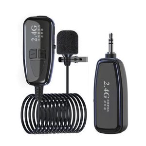 50 Meters Transmission Distance Wireless Lavalier Microphone