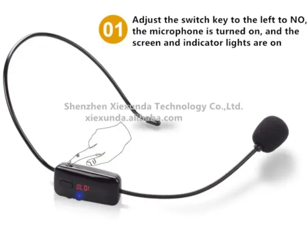 Hot Sale Wireless Microphone Long Range Wireless Microphone  for Speech for Teaching Fm Wireless Microphone Headset