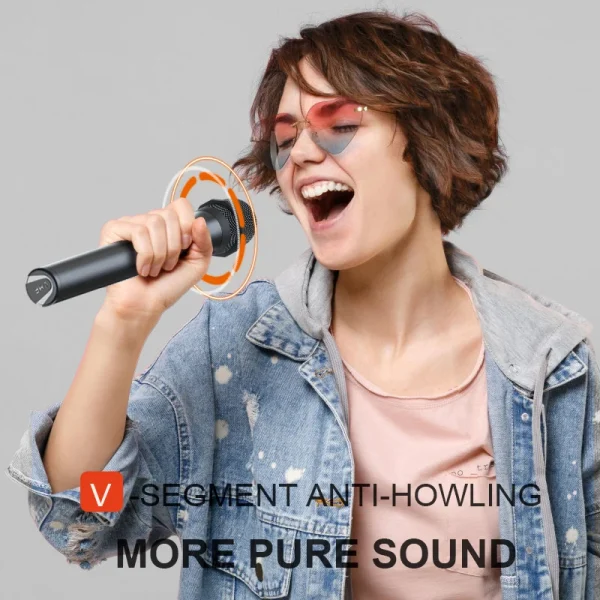 Portable Handheld Karaoke Dynamic Microphone - Image 3