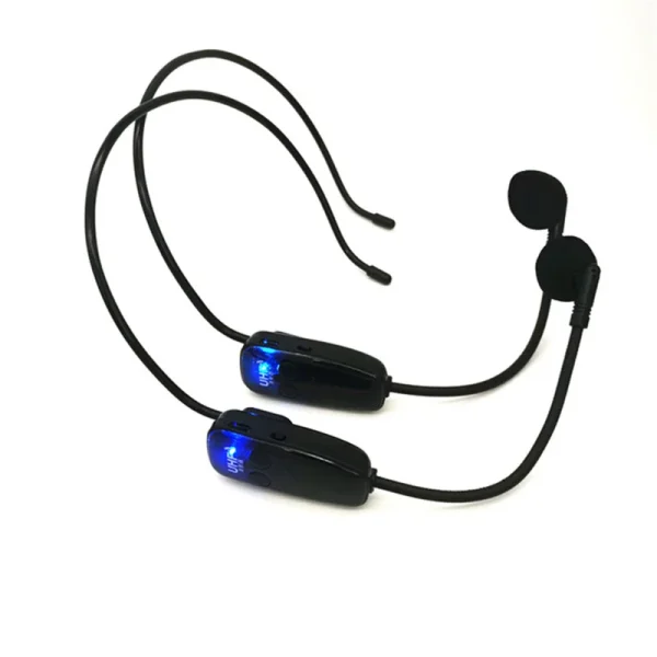 U12F Wireless Headset Microphone UHF Headset Mic System Headset and Handheld 2 in 1 for Voice Amplifier, Stage Speakers, Teacher - Image 2