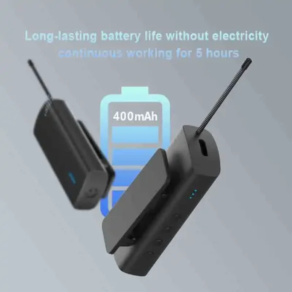 Wireless Microphone for Computer Lapel Clip Professional Mic - Image 3