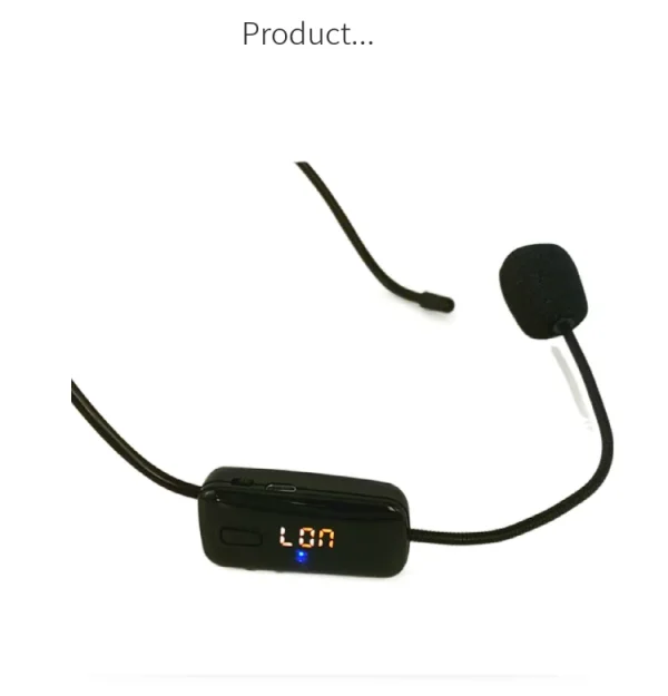 Hot Sale Wireless Microphone Long Range Wireless Microphone  for Speech for Teaching Fm Wireless Microphone Headset - Image 4