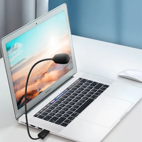 Desk and Microphone Stand Podcasting Microphone for Gaming Live Usb Condenser Gaming Microphone - Image 5