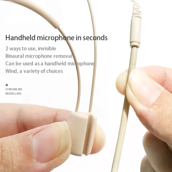 Head-mounted UHF Wireless Microphone Headset - Image 3