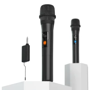 Two VHF Professional Handheld MicroPhone for Karaoke Sing Song KTV