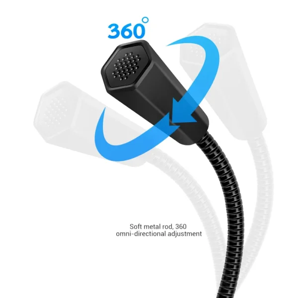 Desk and Microphone Stand Podcasting Microphone for Gaming Live Usb Condenser Gaming Microphone