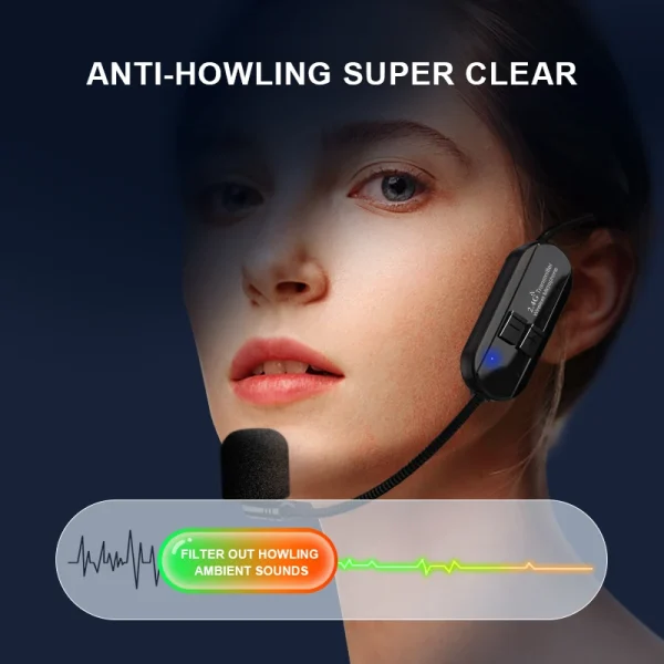New Design  2.4g Wireless Mic For Teacher - Image 4