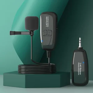 50 meters Transmission distance wireless lavalier microphone