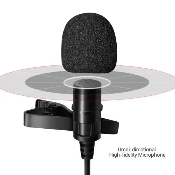 Manufacturer Supply Mobile Phone Wireless Microphone Microphone Clip Mic for Phone - Image 2
