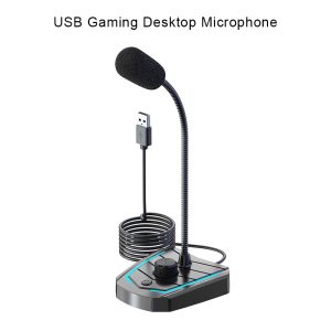 USB Gooseneck Desktop Microphone