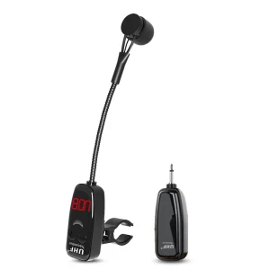 UHF Professional wireless microphone for flute and hulusi performances.