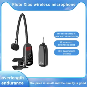 UHF Professional wireless microphone for flute and hulusi performances.