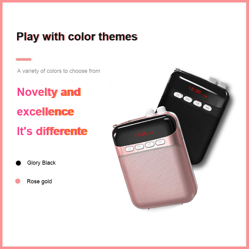 Portable Mini Loudspeaker With Wired Microphone for Teachers/Tour guide - Image 4