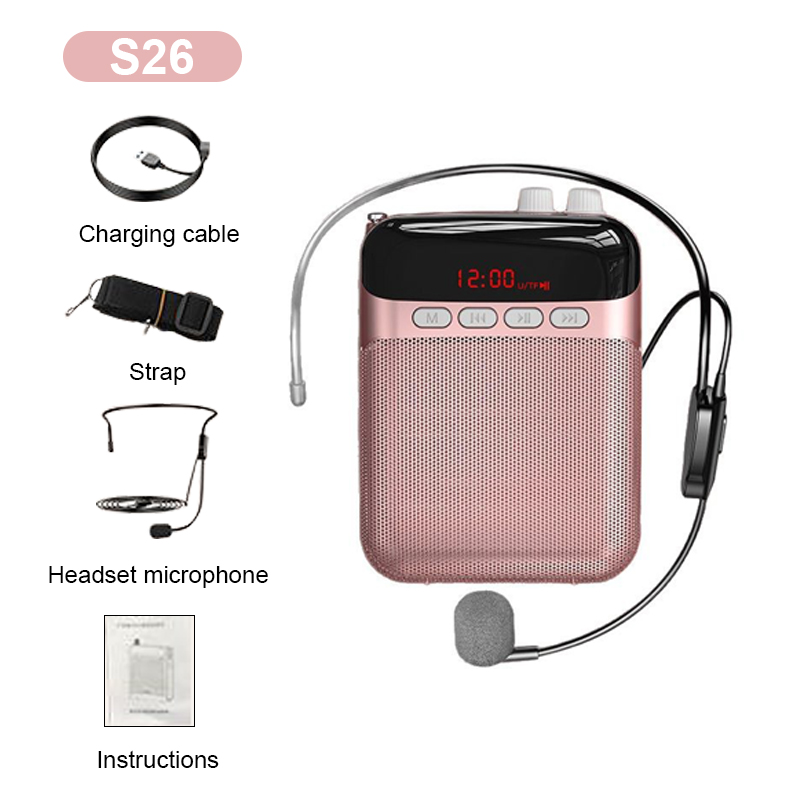 Portable Mini Loudspeaker With Wired Microphone for Teachers/Tour guide - Image 7