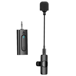 Single Mic Camera Recording Loudspeaker Amplify Sound Handheld Lavalier Microphone Wireless