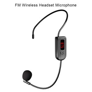 Promotional Mini Wireless Microphone Factory Price FM Wireless Microphone Headset