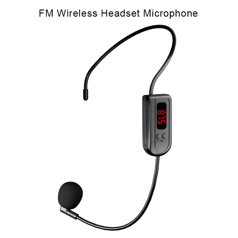 Promotional Mini Wireless Microphone Factory Price FM Wireless Microphone Headset