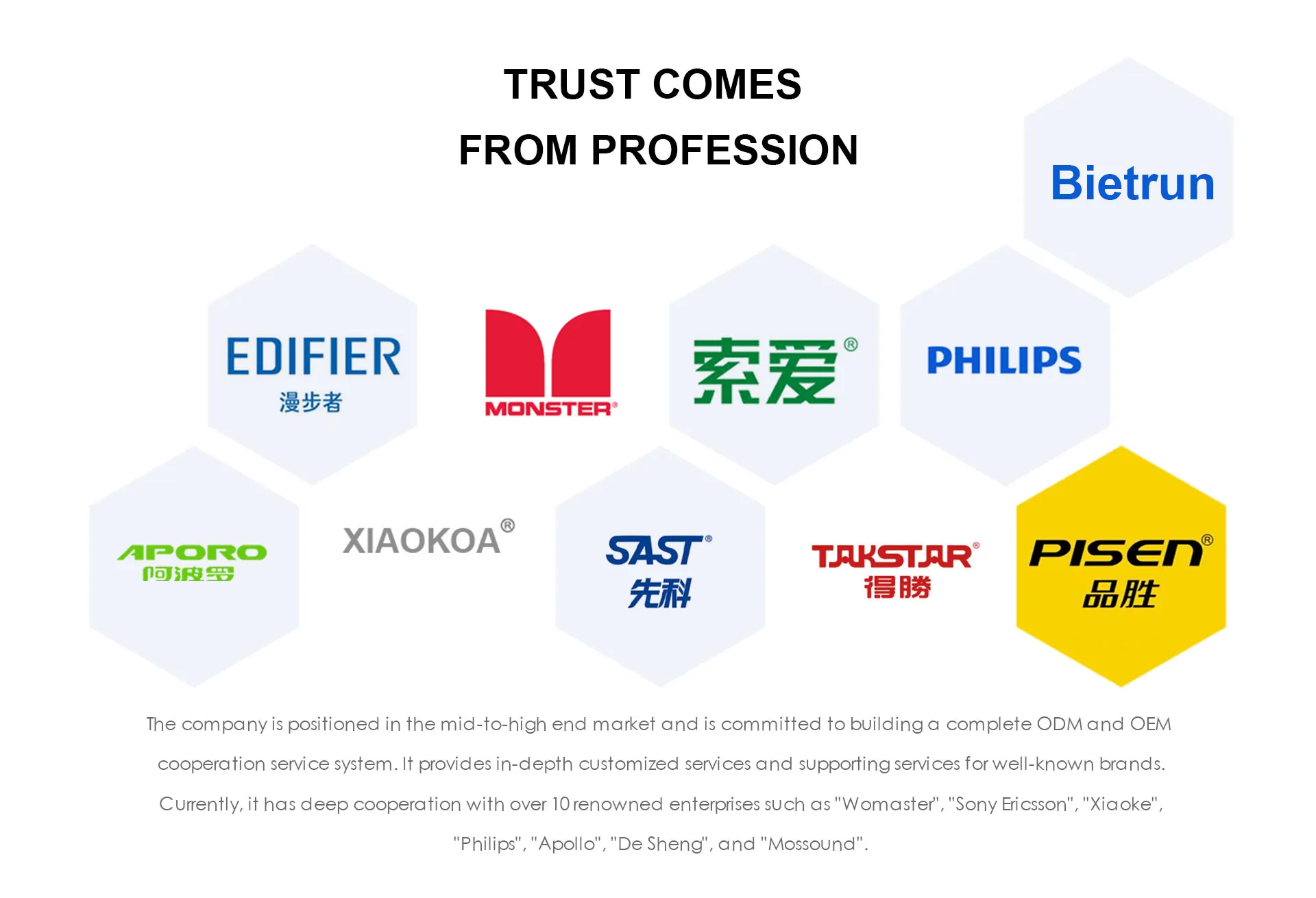Brands we have collaborated with