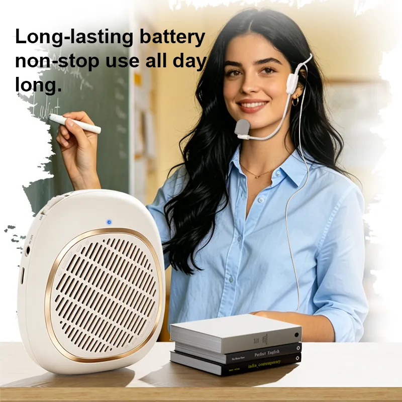 K3 Mini Portable Voice Amplifier with Wired Headset Microphone for Teachers - 图片 4