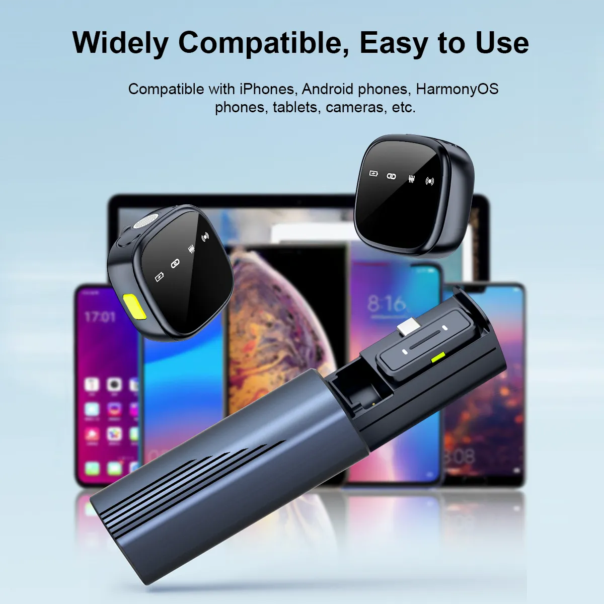 Dual Wireless Lapel Recording Microphone - 图片 3
