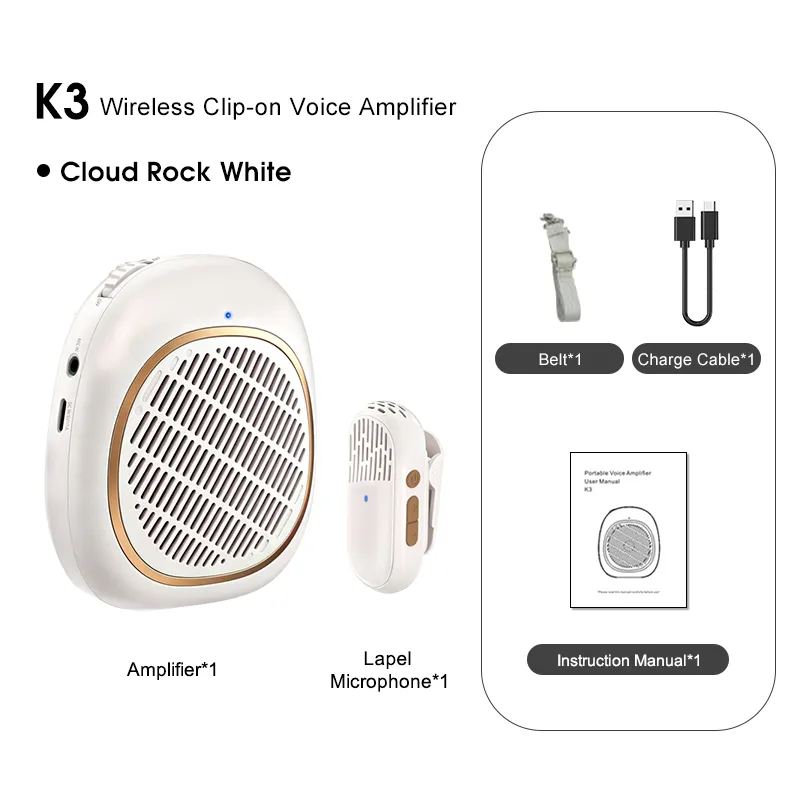 K3 Wireless Loudspeaker Voice Amplifier - 图片 8