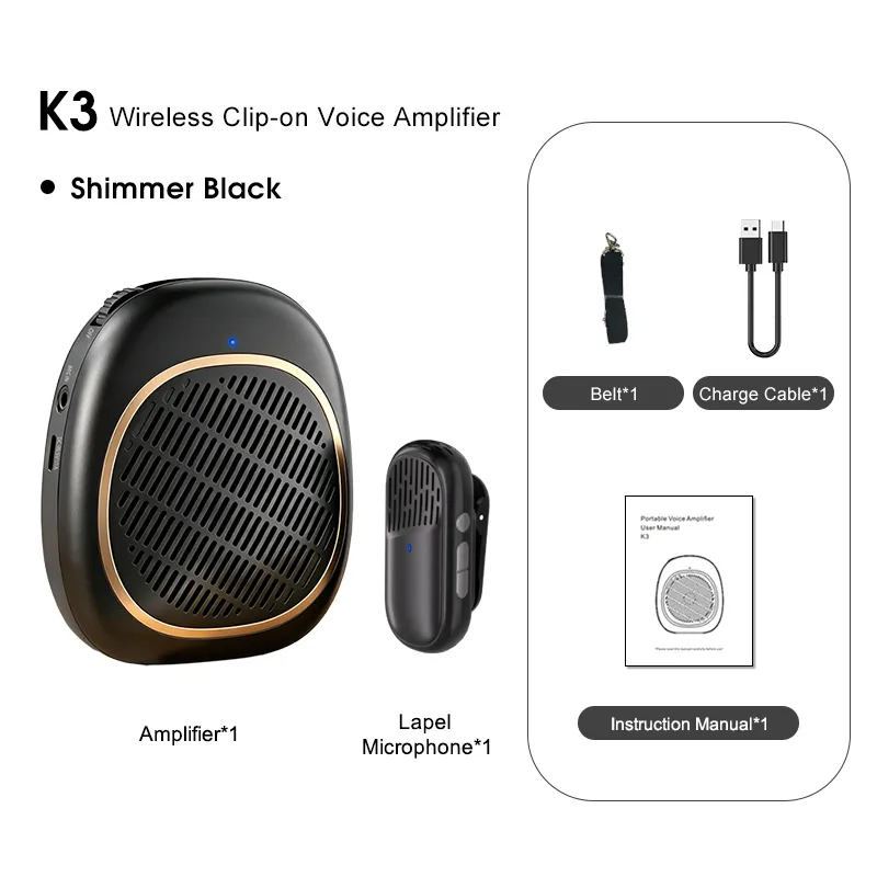 K3 Wireless Loudspeaker Voice Amplifier - 图片 9